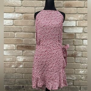 Aercrombie & Fitch floral wrap around dress